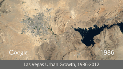 Movie of Las Vegas urban growth, 1986-2012
